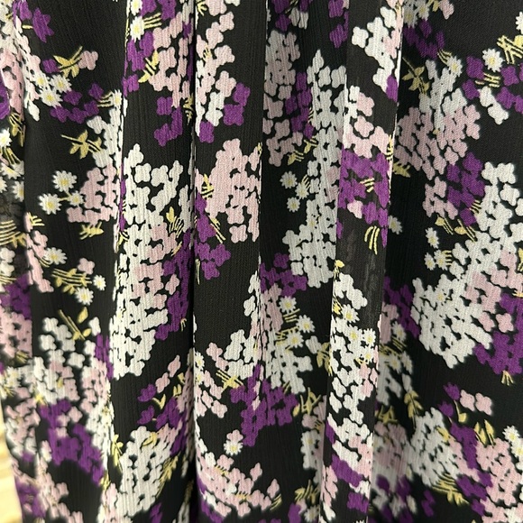 ECI New York Halter Neck Tiered Ruffle Front U Back Lined Top - Picture 5 of 12